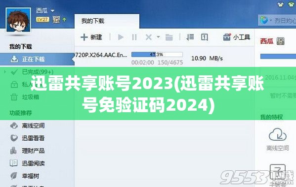 迅雷共享账号2023(迅雷共享账号免验证码2024)