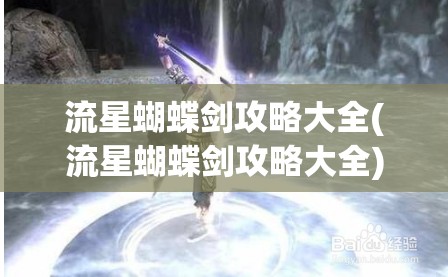 流星蝴蝶剑攻略大全(流星蝴蝶剑攻略大全)