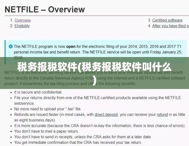 税务报税软件(税务报税软件叫什么)