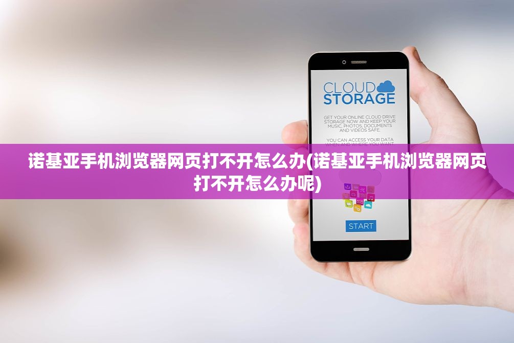 诺基亚手机浏览器网页打不开怎么办(诺基亚手机浏览器网页打不开怎么办呢)