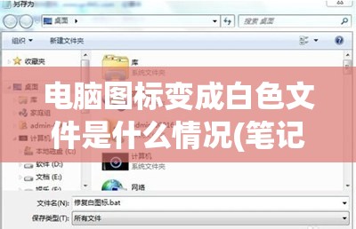 电脑图标变成白色文件是什么情况(笔记本电脑图标变成白色文件是什么情况)