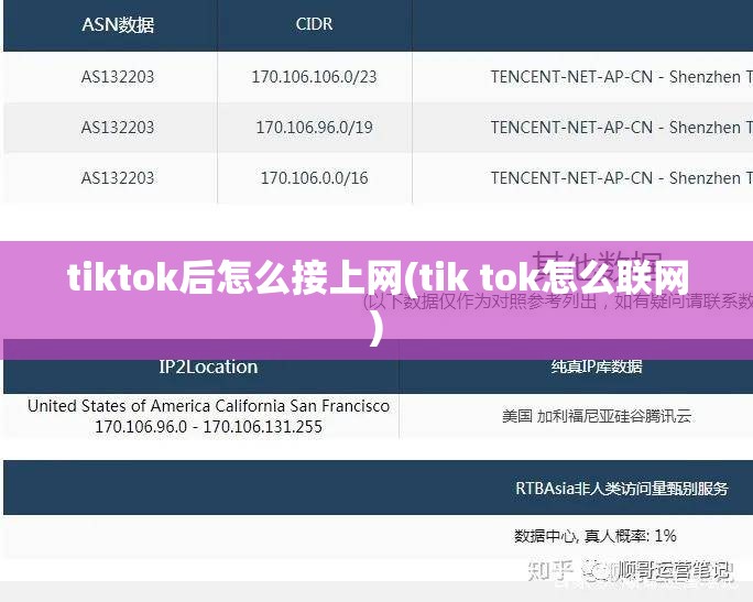 tiktok后怎么接上网(tik tok怎么联网)