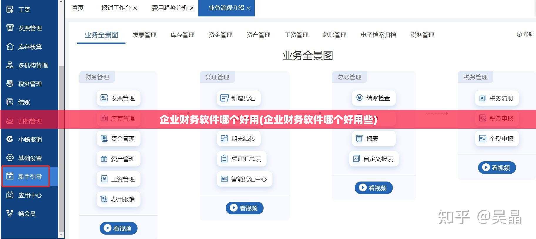 企业财务软件哪个好用(企业财务软件哪个好用些)