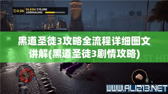 黑道圣徒3攻略全流程详细图文讲解(黑道圣徒3剧情攻略)