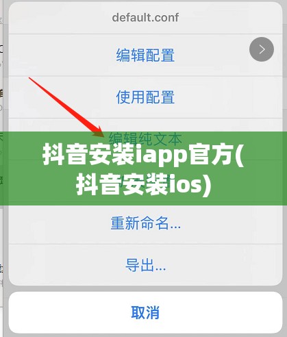 抖音安装iapp官方(抖音安装ios)