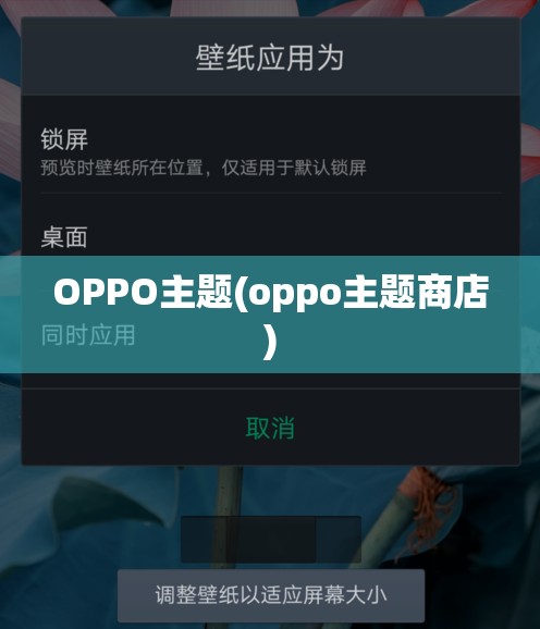 OPPO主题(oppo主题商店)