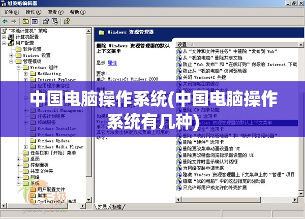 中国电脑操作系统(中国电脑操作系统有几种)
