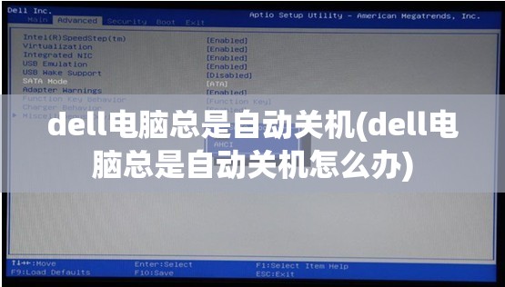 dell电脑总是自动关机(dell电脑总是自动关机怎么办)