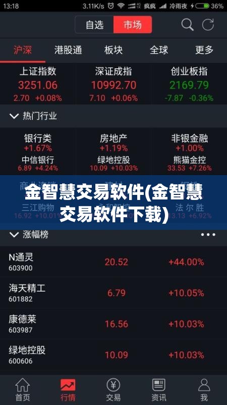 金智慧交易软件(金智慧交易软件下载)