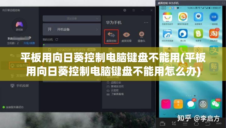 平板用向日葵控制电脑键盘不能用(平板用向日葵控制电脑键盘不能用怎么办)