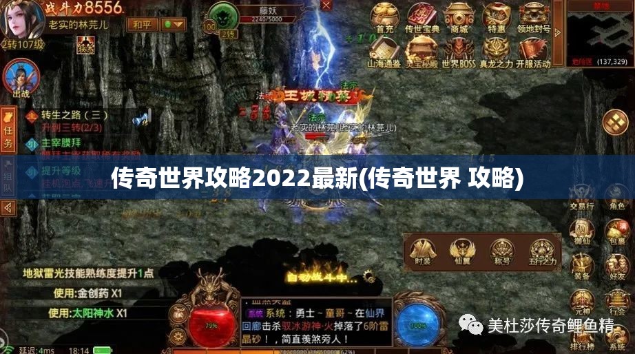 传奇世界攻略2022最新(传奇世界 攻略)