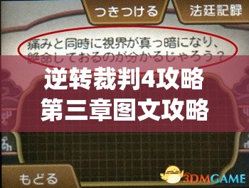 逆转裁判4攻略第三章图文攻略(逆转裁判4攻略第三章图文攻略大全)