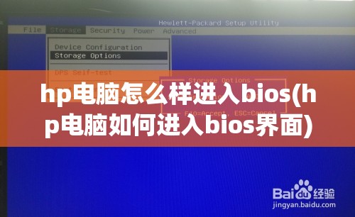 hp电脑怎么样进入bios(hp电脑如何进入bios界面)