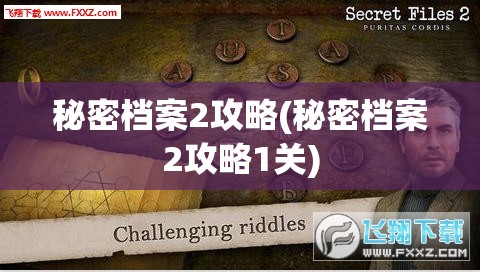 秘密档案2攻略(秘密档案2攻略1关)