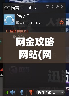 网金攻略网站(网金online攻略)