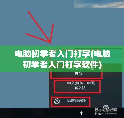 电脑初学者入门打字(电脑初学者入门打字软件)