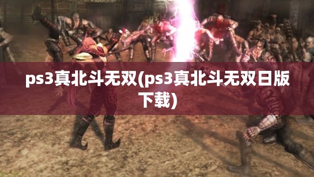 ps3真北斗无双(ps3真北斗无双日版下载)