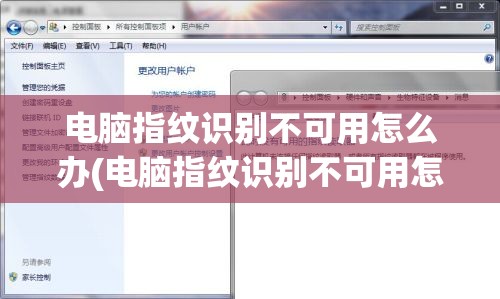 电脑指纹识别不可用怎么办(电脑指纹识别不可用怎么办视频)