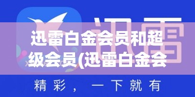 迅雷白金会员和超级会员(迅雷白金会员和超级会员速度区别)