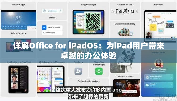 详解Office for iPadOS：为iPad用户带来卓越的办公体验