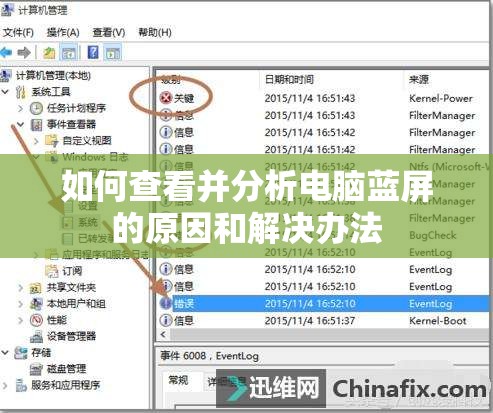 如何查看并分析电脑蓝屏的原因和解决办法