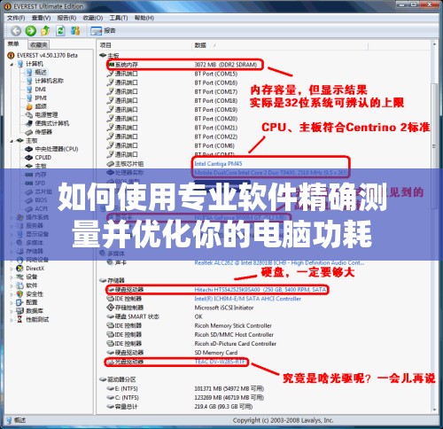 如何使用专业软件精确测量并优化你的电脑功耗