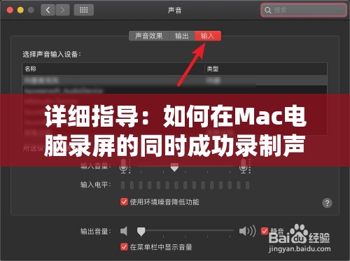 详细指导：如何在Mac电脑录屏的同时成功录制声音？